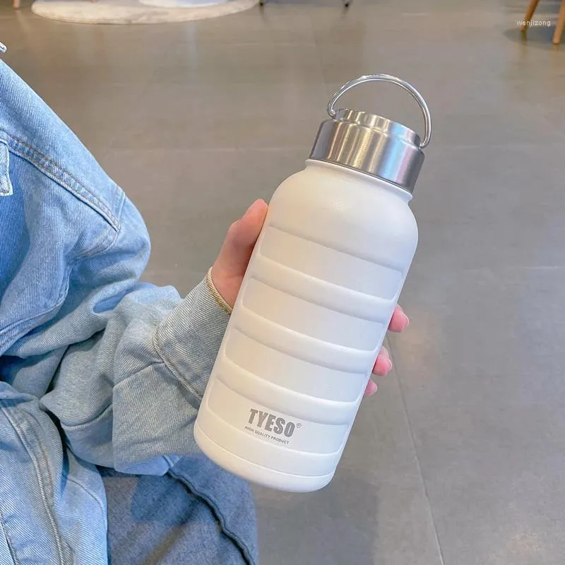 Water Bottles Thermal Insulated Cup With A Large Capacity Of 1000ml Bottle Sports Portable Student High Aesthetic Value 304 Stainless St