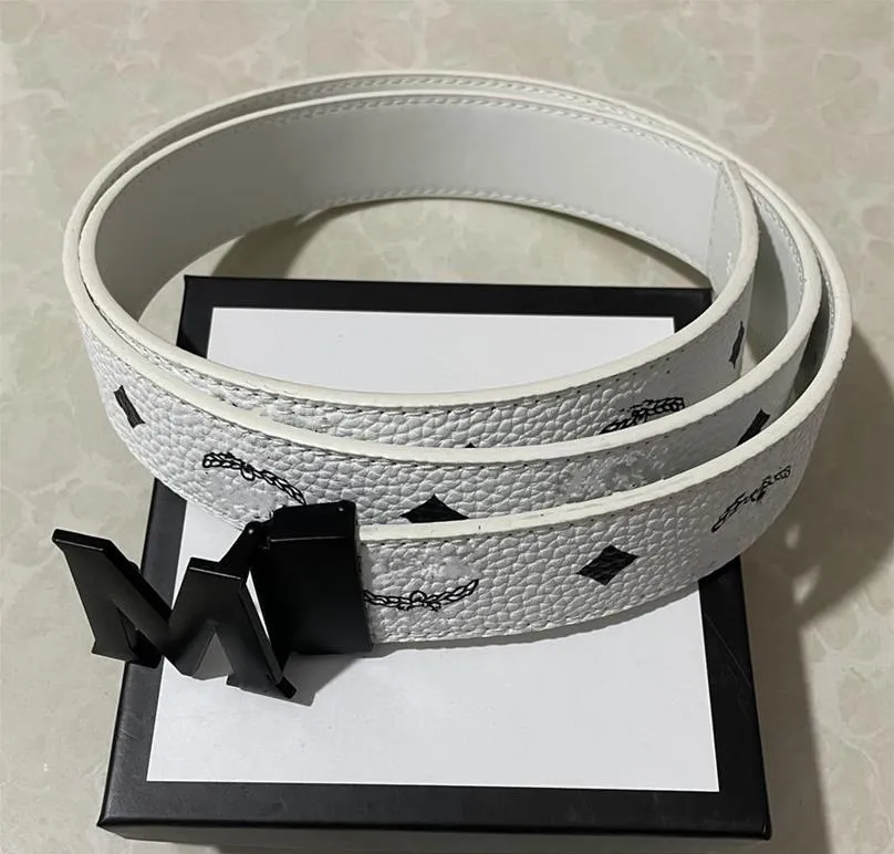 Initiales Boucle d'argent Ceinture réversible 33mm Ceintures pour femmes Designer Hommes Hommes Luxe Cuir Femmes Marron Monogramme Damier Azur Bleu Blanc Damier Grap 05gE #