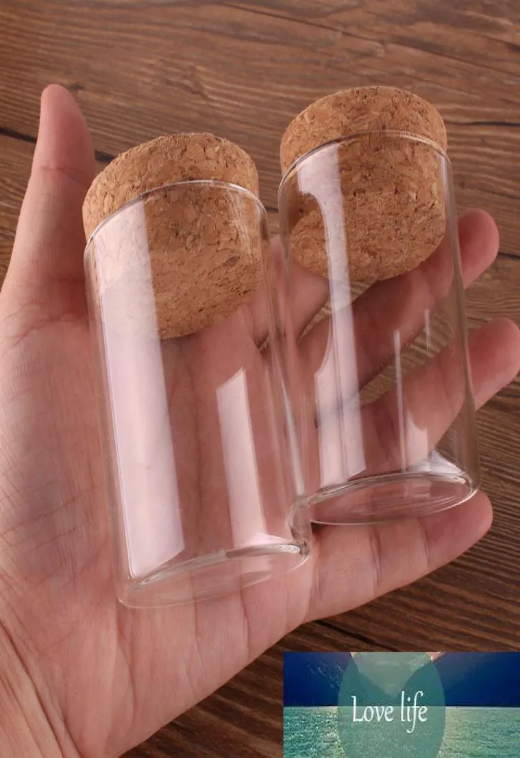 Packaging Bottles 12pcs 50ml size 4760mm Test Tube with Cork Stopper Spice Bottles Container Jars Vials DIY Craft2890646