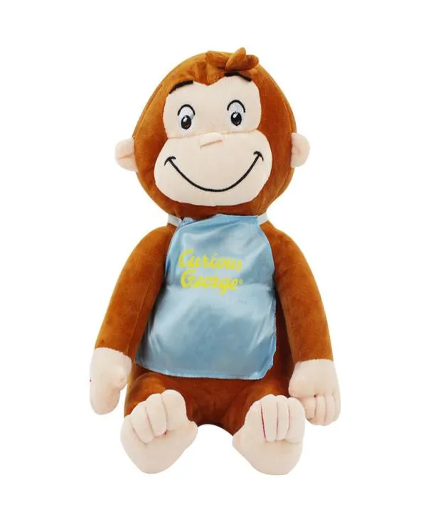 4 Styles 30cm Curious George Plush Doll Boots Monkey Stuffed Toy Animal Peluche Toys For Kids Christmas Birthday Gifts 201204270v5334282