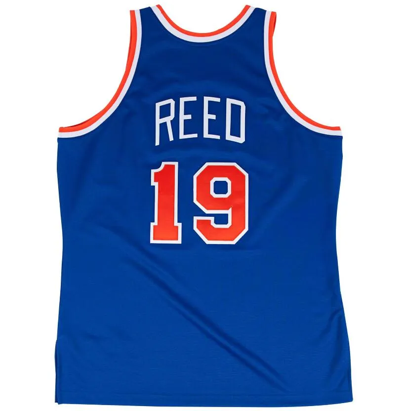 Stitched baskettröja Willis Reed 1972-73 Mesh Hardwoods Classic Retro Jersey Men Women Youth S-6XL