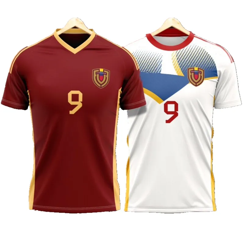 2023 2024 2025 Venezuela Soccer Jerseys Drużyna narodowa Soteldo Sosa Rincon Cordova Casseres Bello Ja.martinez Rondon Gonzalez 23 24 25 Football Men Men Kids koszulka 4xl 4xl 4xl