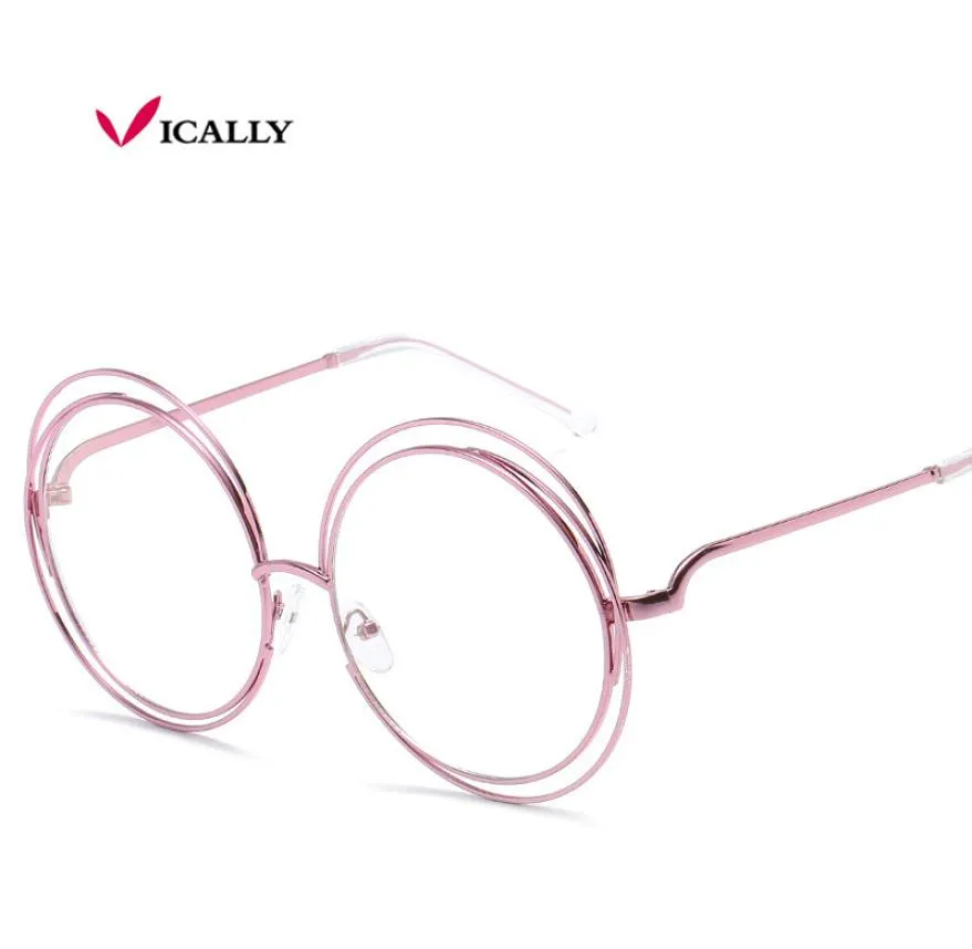 Kolejne okulary Ramka RETRO RETRO VINTAGE Clear Obiektyczne okulary optyczne duże okrągłe okulary Oculos de Grau Femininos5899906