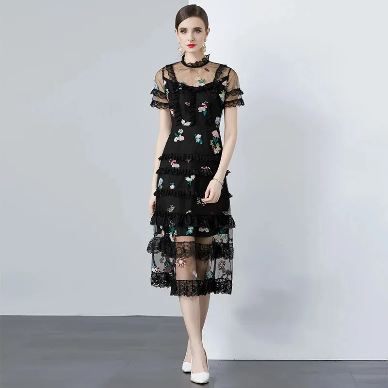 v neck long sleeve dress Iconic Long Sleeve V-Neck Geneva Dress main image 0