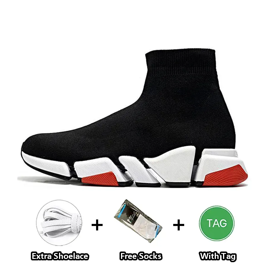 New Designer Shoes fashion trainer Sock Platform Men Women Triple Socks Boots Black White Graffiti Vintage Brand Luxury Trainers Speed Sneakers size36-45