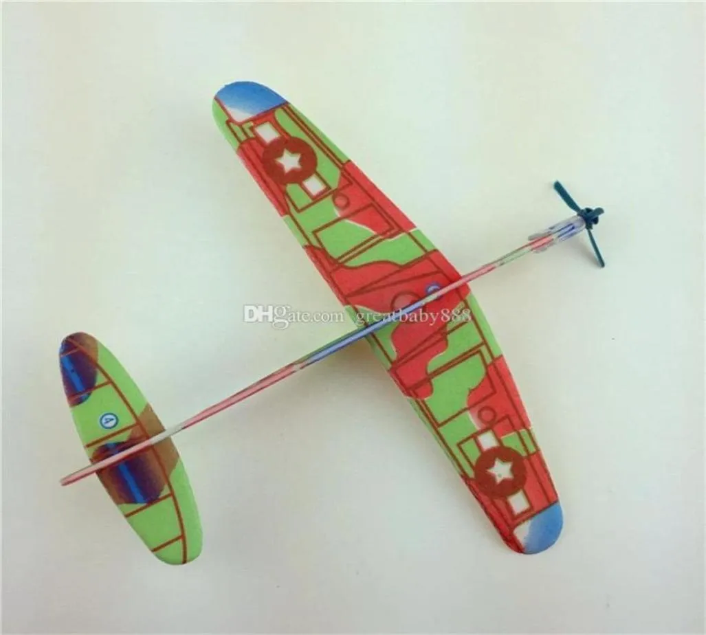 2017 Nya barn Brain Game Toys Glider Model DIY Hand kastar Aircraft Plan Model för Baby Toys C20418336536