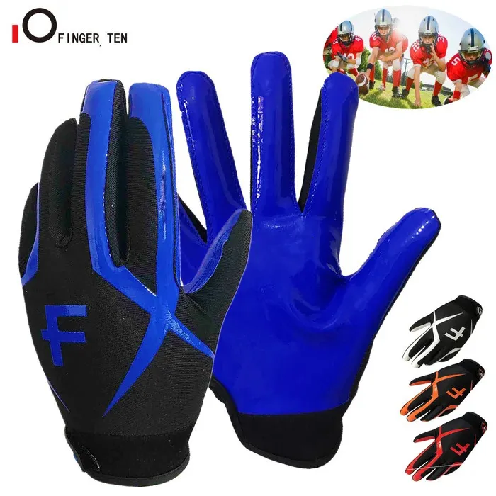 Pro2.0 Youth Kids American Football Handschuhe Receiver Outdoor Sport Fußball Camping Rugby Handschuh für Jungen Mädchen Alter 5–14 Drop Ship 240222