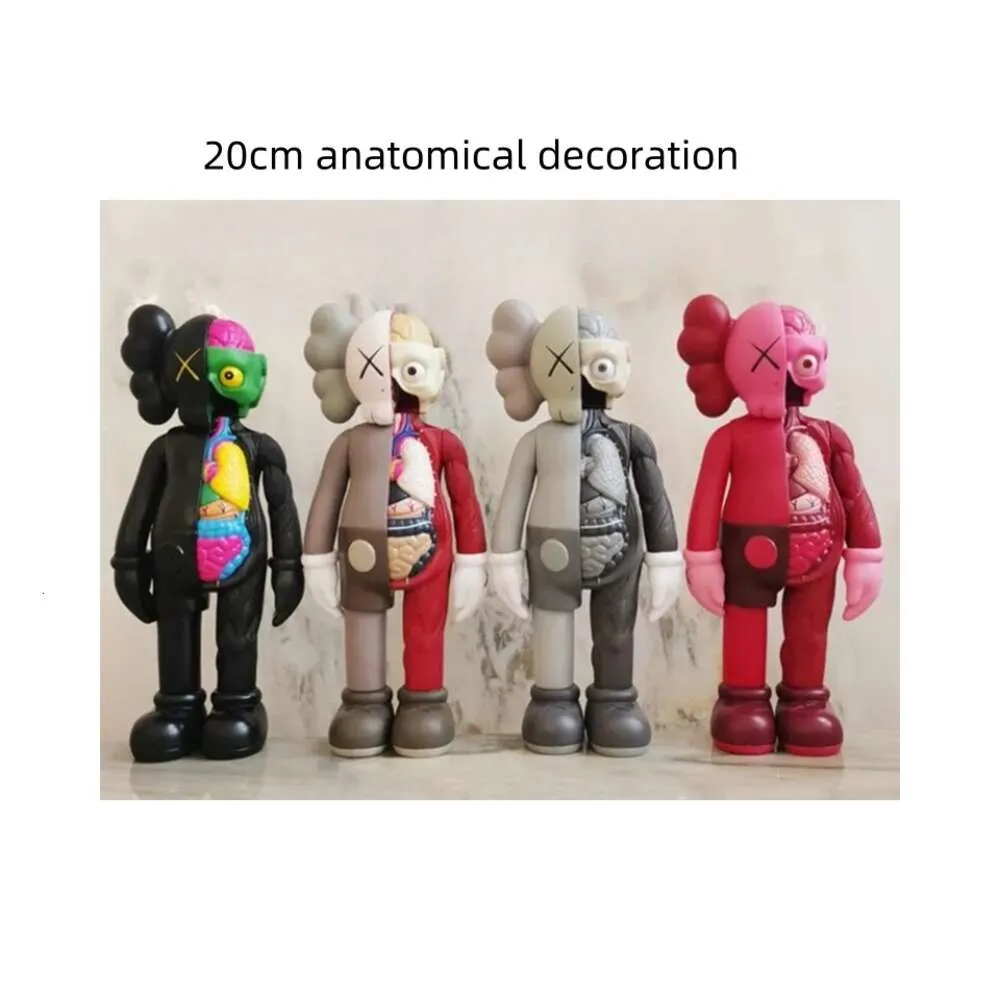 Jeux de créateurs populaires 0,2 kg 8 pouces 20 cm 37 cm Vinyle écorché Compagnon Art Action avec poupées Décoration faite à la main Jouets Anatomie parée mode décontractée