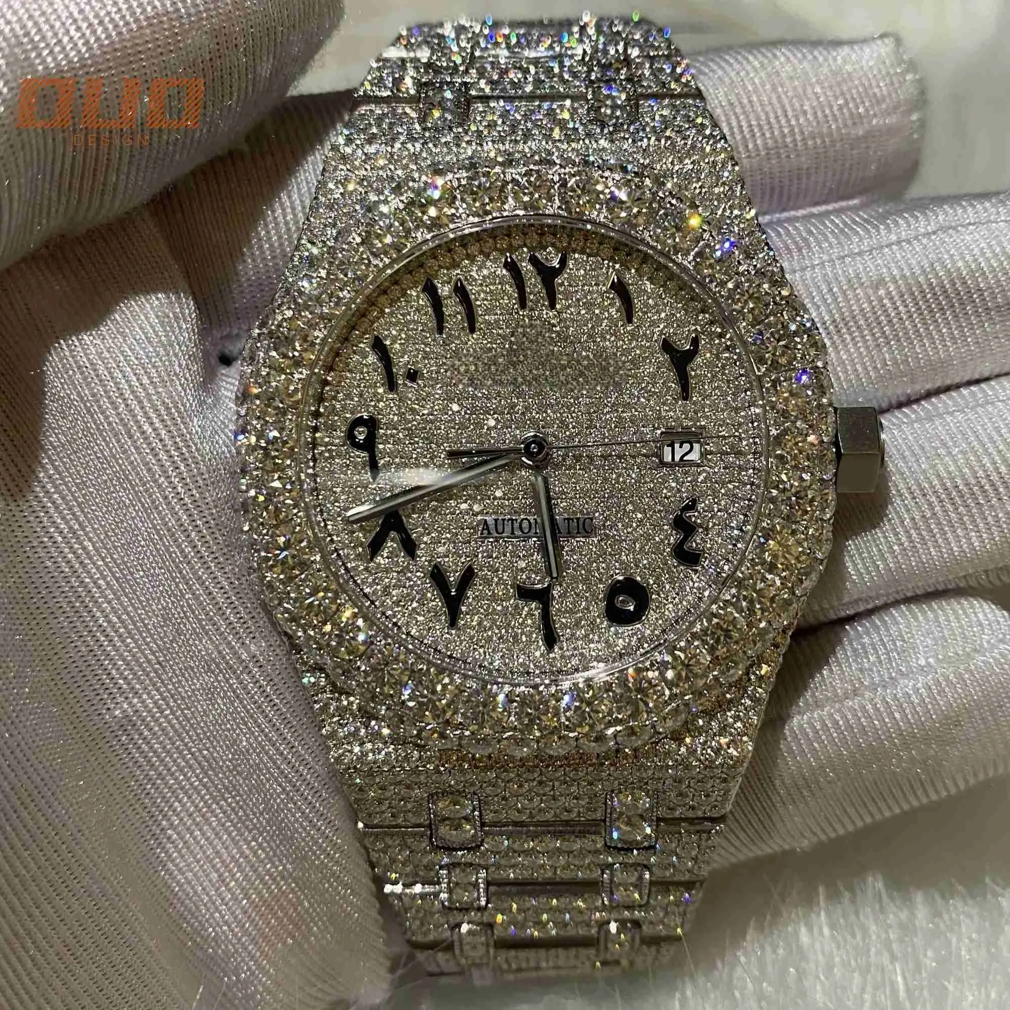 Iced Out Moissanite Watch High Grade Hip Hop Diamond Watch, Luxury  Jewelry for Men Women Wholesale Available!