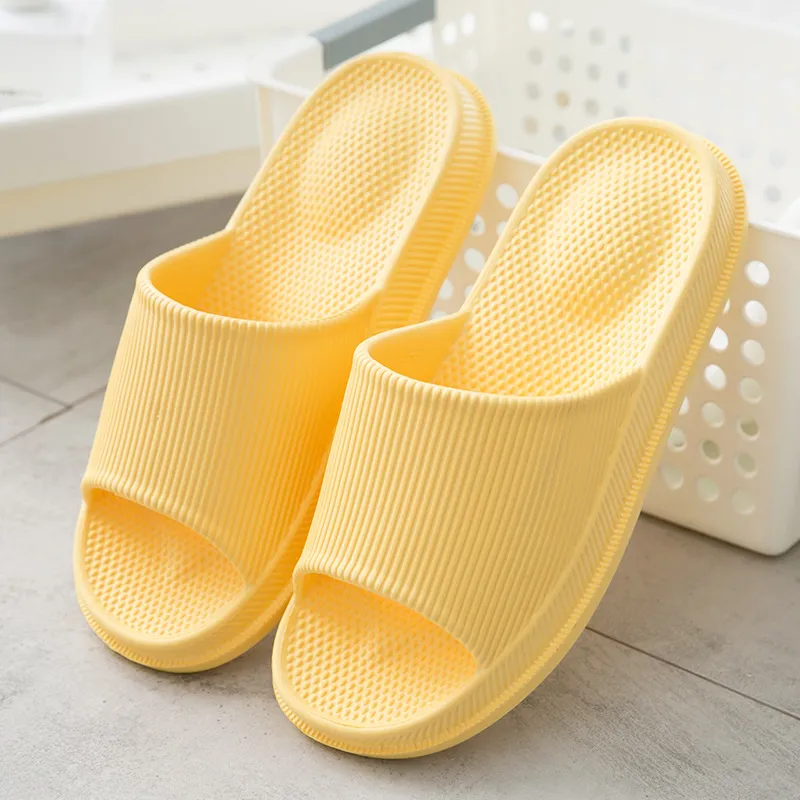 Couples home slippers Female summer 2024 new non-slip bathroom home with eva slippers male thick sole