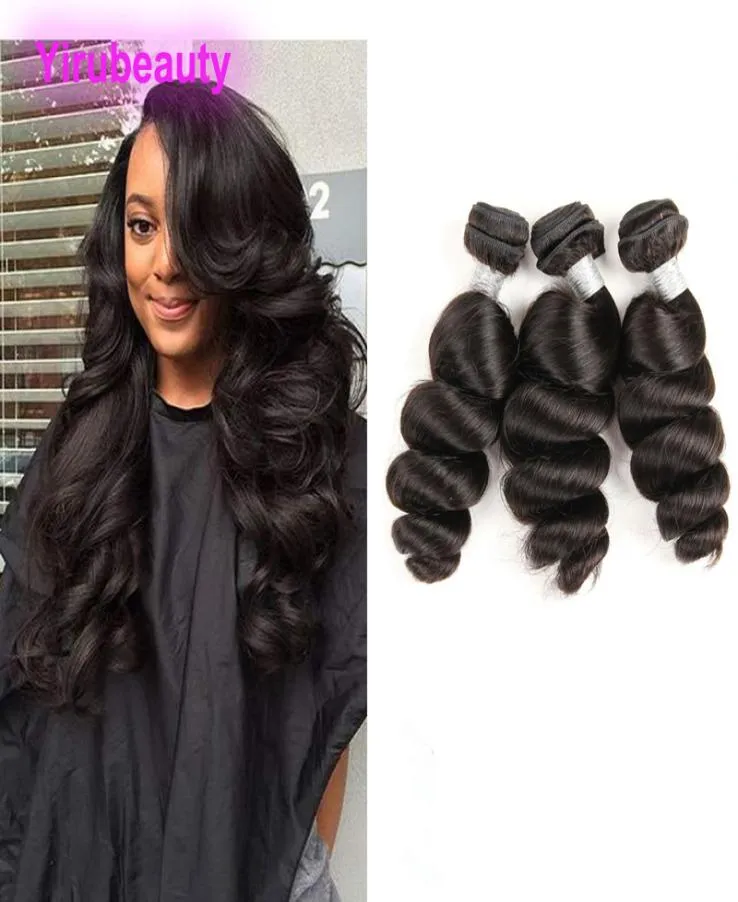 Brazilian Virgin Hair Extensions 4 Bundles Loose Wave 100 Human Hair Wefts 828inch 9A Double Wefts Four Pcs Loose Wave4476990