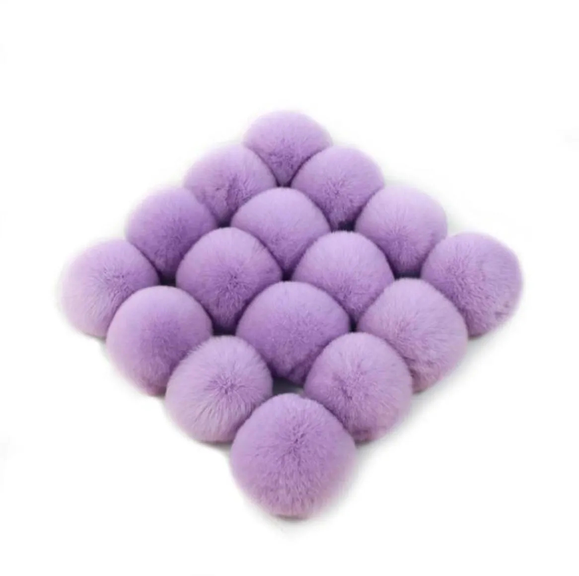 Faux Fur pompon ball fluffy imitation RABBIT fur pompom Soft 8cm Pom Poms for DIY bobbles hair bows hoop Accessories 247 K28982852
