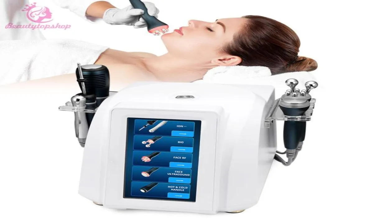 5in1 twarz Ultrasonic Skin Care Machine RF Twarz Podnoszenie Bio Bio Microcrurrent Maszyna do odchudzania do odchudzania Skóra Dokręcenie 3206791