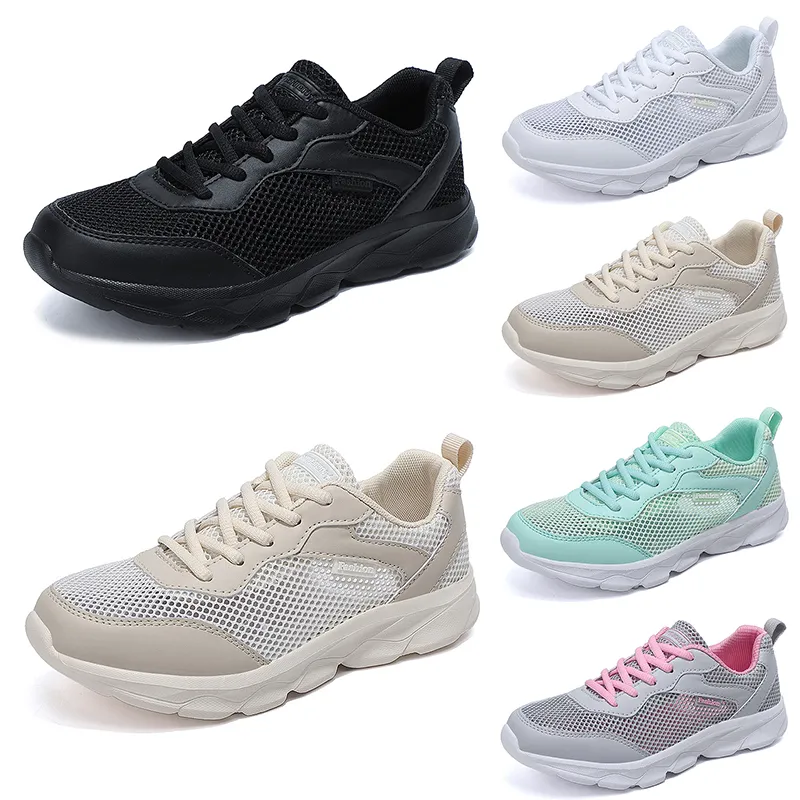 Rinnande skor rosa trippel svart vit svart grå rosa brun lila grå blå grön beige gai herrar kvinnliga tränare sport sneakers