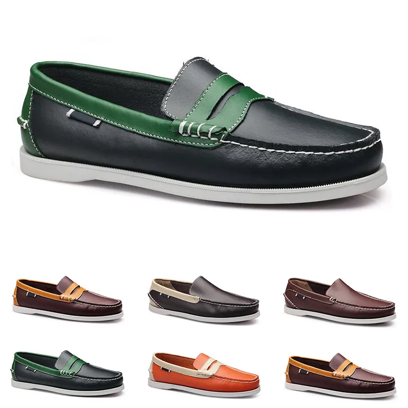 Sapatos casuais primavera outono verão cinza verde branco masculino baixo topo respirável sola macia sapatos sola plana masculino GAI-90