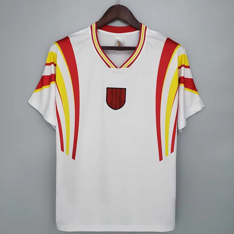Spain Retro Soccer Jersey Raul, Xavi, Iniesta, Puyol, Torres