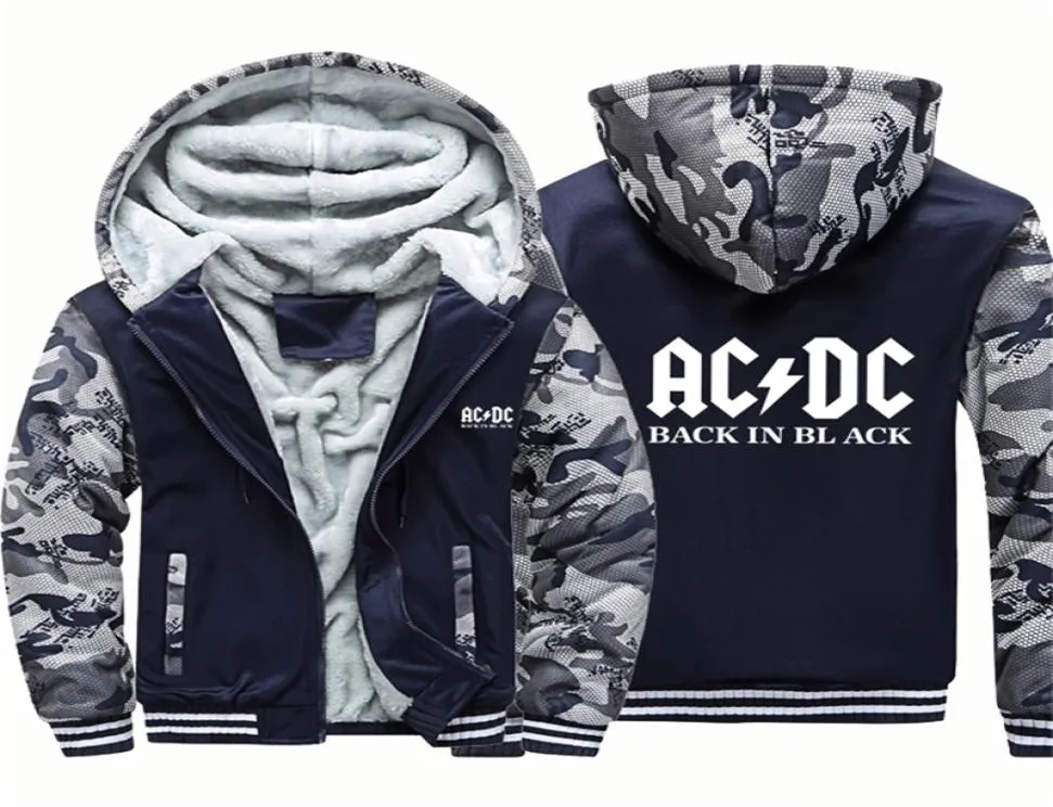 ACDC Rock Band Music Letter Thick Hoodies Winter Coat Jacket Lose Hoodie Vintage Punk Hoody Harajuku Men Clothing LJ2012224949399