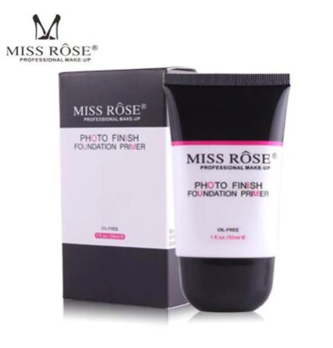 Miss Rose Makeup Foundation Podkład makijażu Podstawa Kilami kremu nawilżającego Wygładzanie Przezroczystego Makijażu Makijażu 1658108