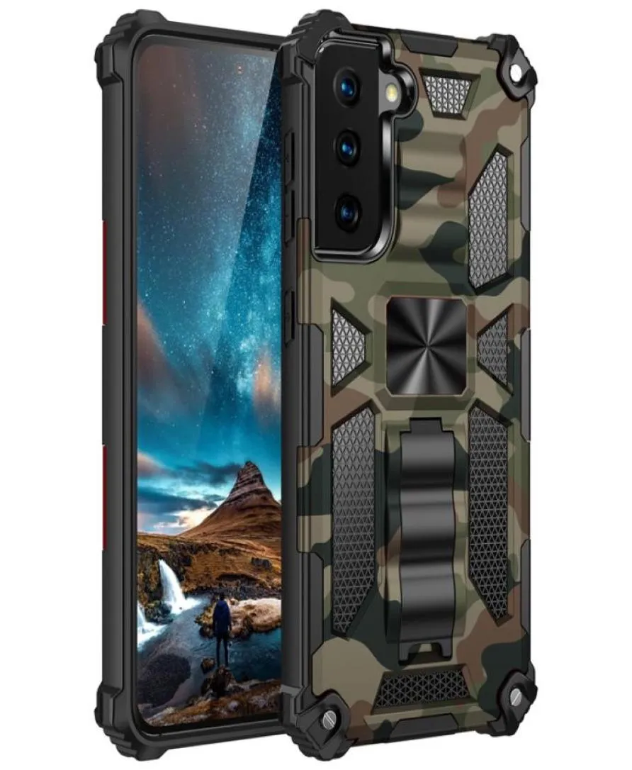 Samsung Galaxy S21ultra S20Fe S21 S20 S10 PlusのFONDAケース注20 Ultra A51 A71 5G Camouflage Anti Fall Coque Protective Phone6077831