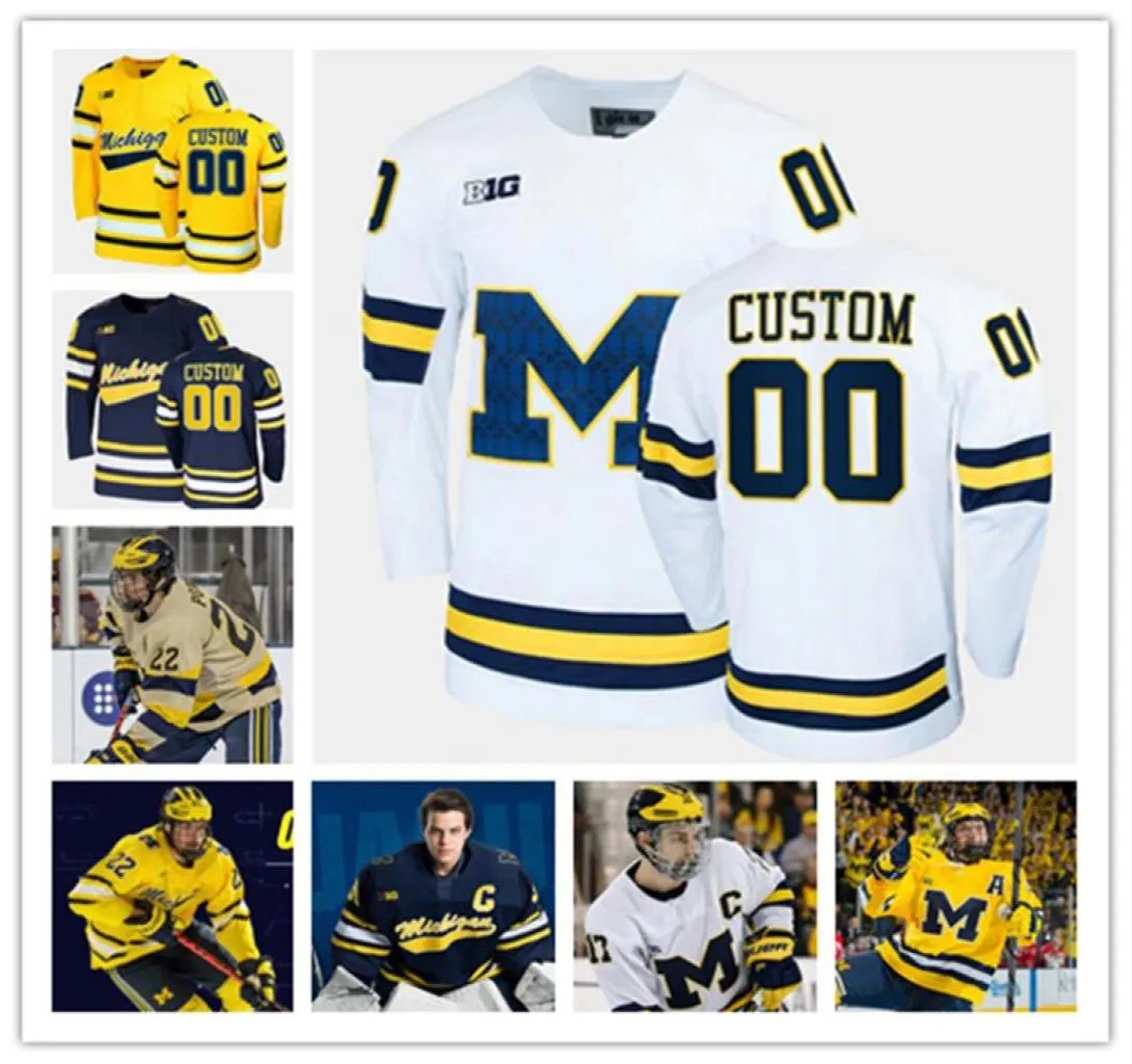 Mike Cammaller Custom Hockey Jersey 9 Eric Ciccolini 10 Matty Beniers 12 Carl Hagelin 13 Kent Johnson 22 Mike Knuble 22 Owen Power7051251