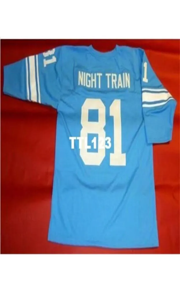 3740 81 DICK NIGHT TRAIN LANE College Jersey maat s4XL of aangepaste naam of nummer jersey5167244