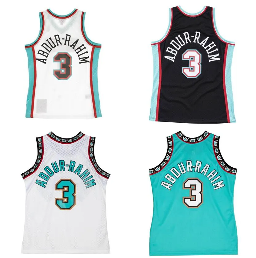 Stitched basketball Jersey #3 Shareef Abdur-Rahim 1996-97 98-99 00-01 Mesh Hardwoods Classics retro jerseys Men Women Youth S-6XL