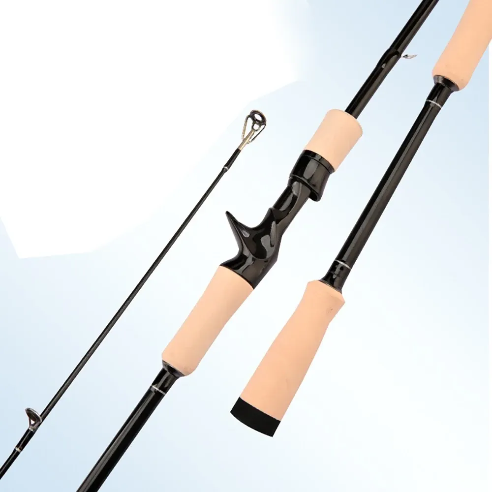 Çubuklar 1.65m 1.8m Fishing Çubuk Karbon Fiber Dönme/Döküm Balıkçılık Kutbu Yem WT 825G Hat WT 815lb m Güç Hızlı Eylem Balıkçılık Çubukları