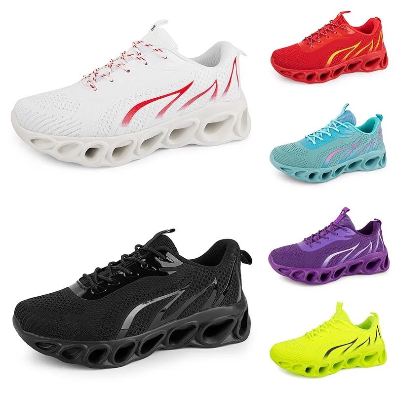 2024 hommes femmes chaussures de course noir blanc rouge bleu jaune néon gris baskets pour hommes sport baskets athlétiques en plein air GAI color28