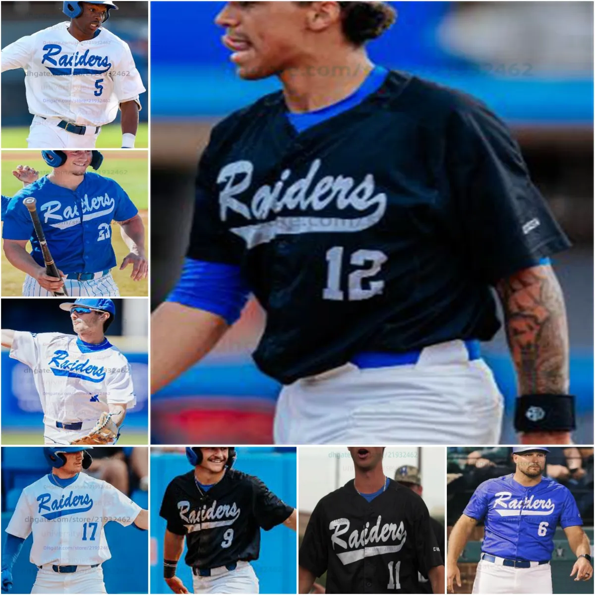 Custom Middle Tennessee baseball jerseys mens women youth all stitched Dylan Alonso Patrick Johnson Brett Vondohlen Jackson Galloway Bryce Symlar