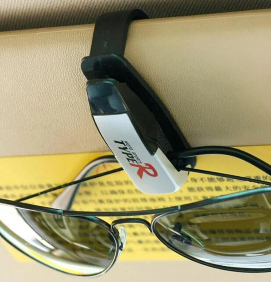 ABS Car Care Sun Visor Sunglasses Eyeglasses Grosses حامل بطاقة التذاكر مقطع إكسسوارات السيارات 705948