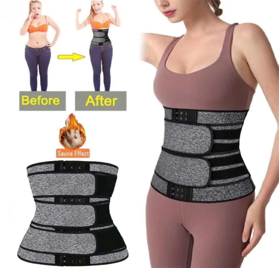 Slimmingbast Belt Belly Fat Burner Flat mage Mantel Neopren Corset för midjetränare Svett Premium midja Cincher Fajas 210404019839