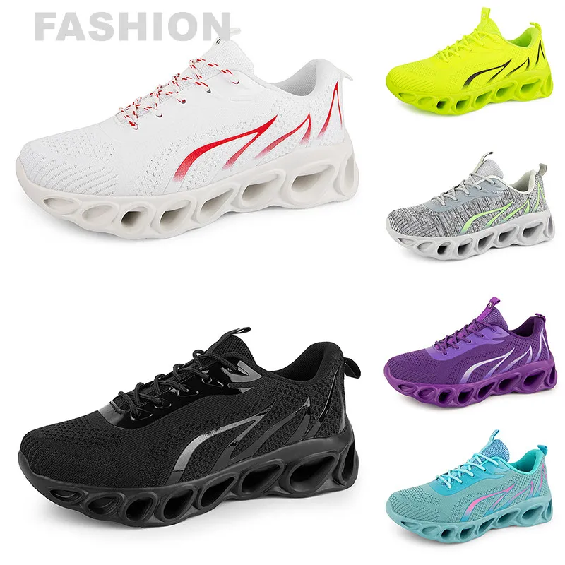 2024 Männer Frauen Laufschuhe Schwarz Weiß Rot Blau Gelb Neongrau Herren Trainer Sport Outdoor Sneakers EUR 38-45 GAI Farbe14