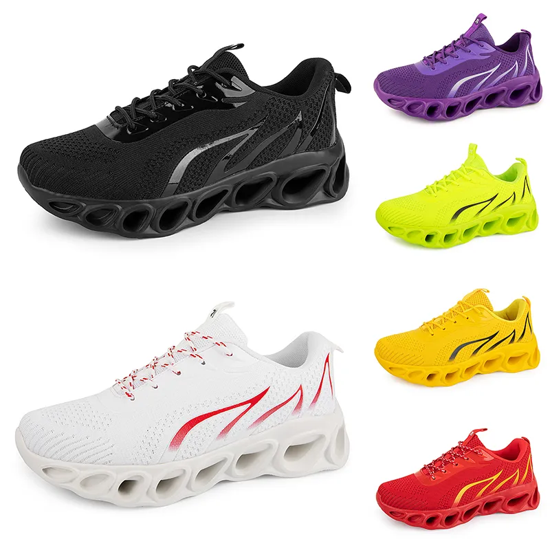 2024 scarpe da corsa da donna per uomo Nero Bianco Rosso Blu Giallo Neon Grigio scarpe da ginnastica da uomo sportive sneakers da ginnastica all'aperto GAI color56