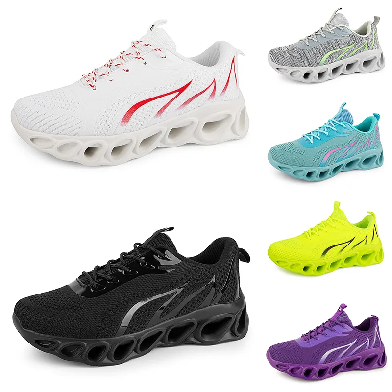 2024 scarpe da corsa da donna per uomo Nero Bianco Rosso Blu Giallo Neon Grigio scarpe da ginnastica da uomo sportive sneakers da ginnastica all'aperto GAI color17