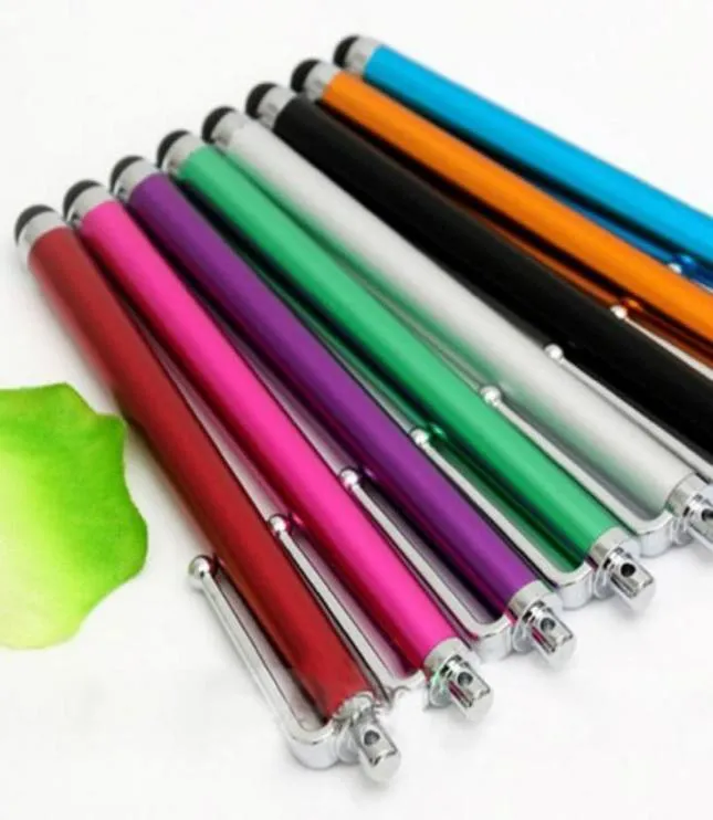 4000st Capacitive Universal Screen Metal Stylus Touch Pen med klipp för mobiltelefon PC5828403