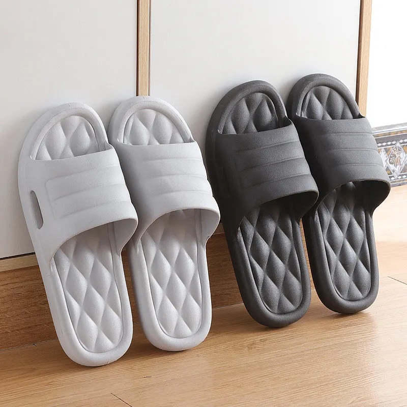 2024 Slippers men's and women's hotel five-star bath bath non-slip soft bottom indoor hotel slippers wholesale