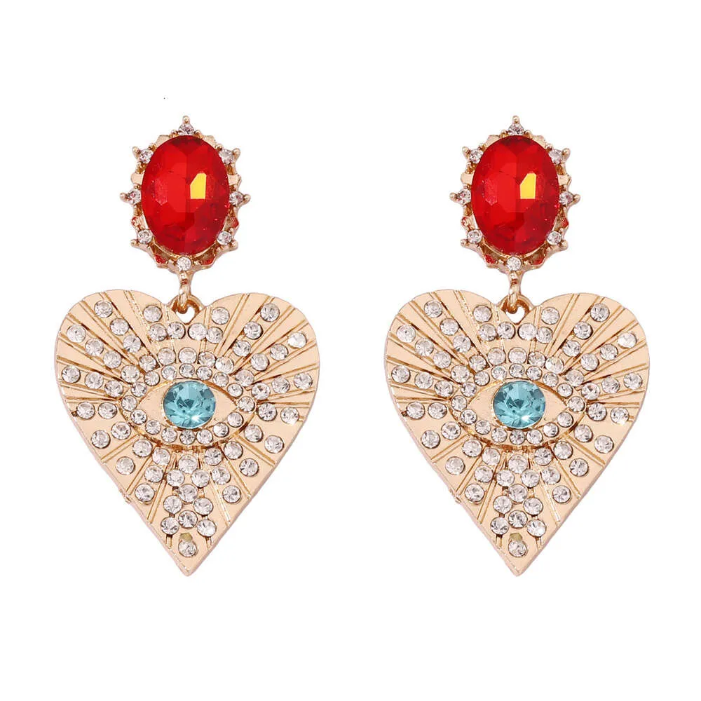 Jewelry Love Eyes with Diamonds Versatile Light Style Leisure and Earrings for Women