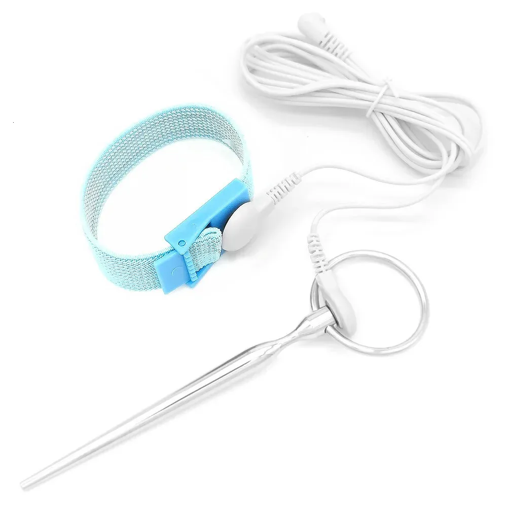 Produkty dla dorosłych szoku elektro szoku akcesorium cewki cewki cewki moczowej Penis Dielator Chastity urządzenie elektryczne Pierścień Sex Toys dla mężczyzn 240227