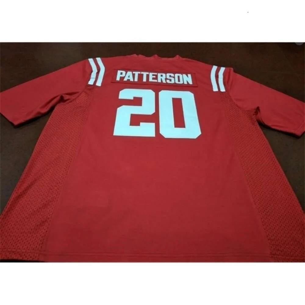 2324 Red Ole Miss Rebels #20 Shea Patterson Ole Miss Rebels Alumni College Jersey S-4xlor Custom dowolne nazwisko lub koszulka numer