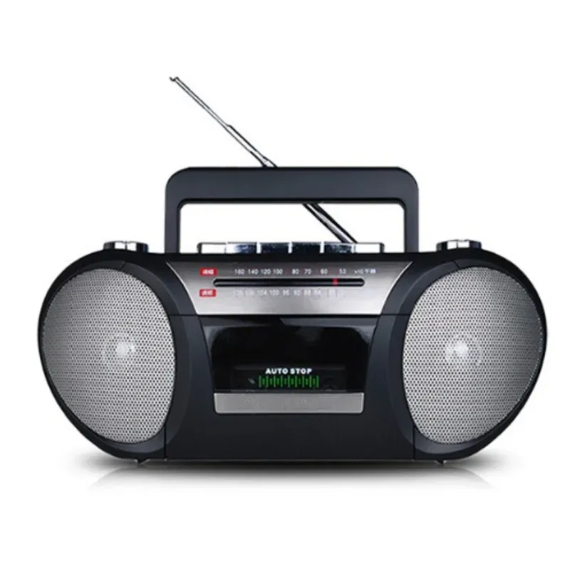 مشغل مشغل شريط الكاسيت مشغل FM AM اثنين من فرقة Radio Play سجل مزدوج مكبر صوت AC DC مكبرات الصوت Dual Mode Machine