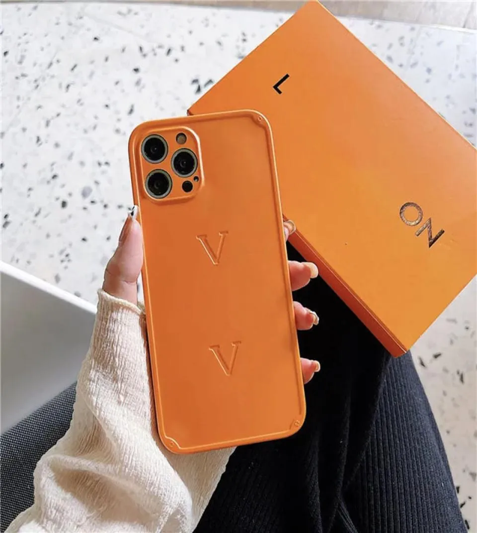 Tasarımcılar iPhone Case Avrupa ve Amerikan 1114 Cep Telefon Kılıfı Büyük Marka Net Kırmızı iPhone'lar 12 Pro Relief Xs Lüks XR Yüksek Grad6918787