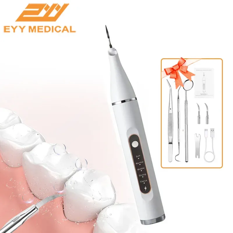 Whitening Dental Ultrasound Scaler Electric Tooth Cleaning Tool Oral Care Plaque Spatula Removes Tartar Dental Scraper Dental Instrument