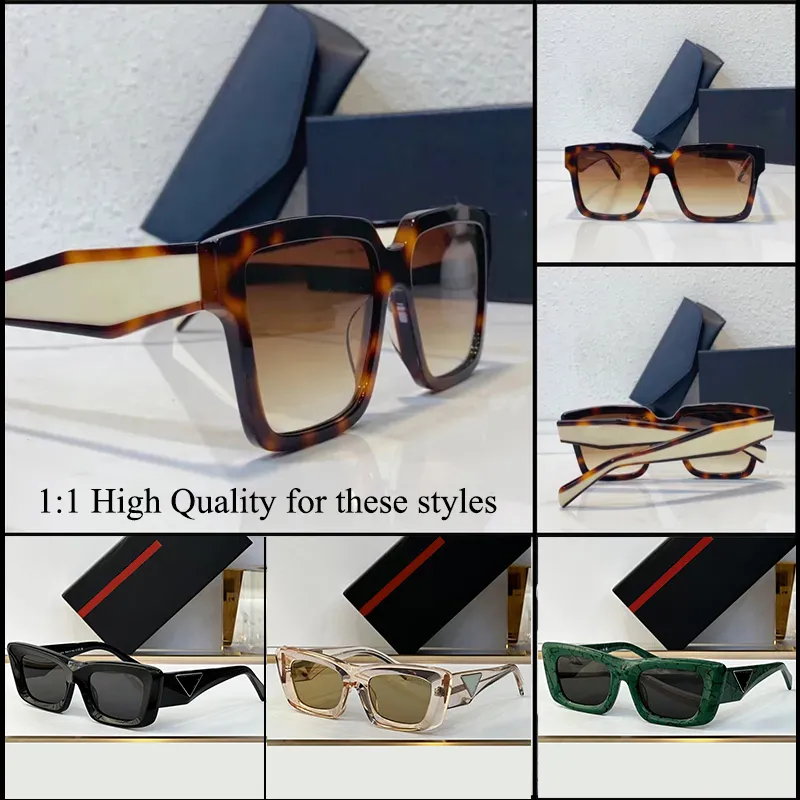 Óculos de sol femininos da moda 3 estilos Óculos de sol legais de verão com caixa para homens e mulheres