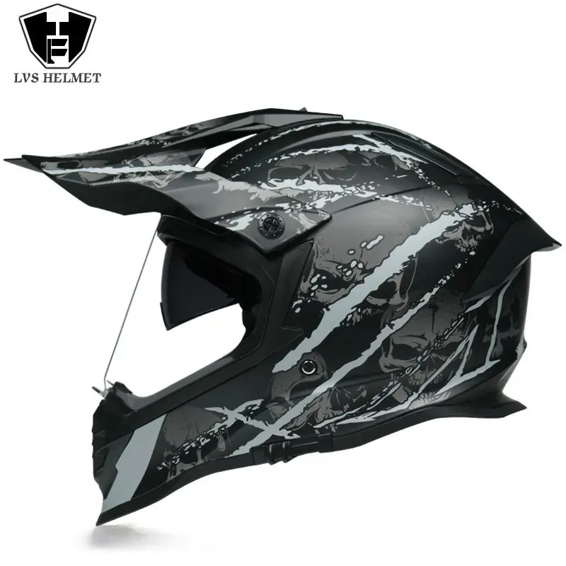 خوذة دراجة نارية ATV Road Cross Motocross Off Road Racing Moto Helmets 240301