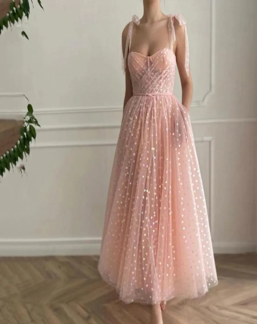 Party Dresses Modest Pink Hearty Tulle Prom 2022 Short Evening Gowns Bow Sell Vestido De Festa Curto Pleated Pageant Dress5522263