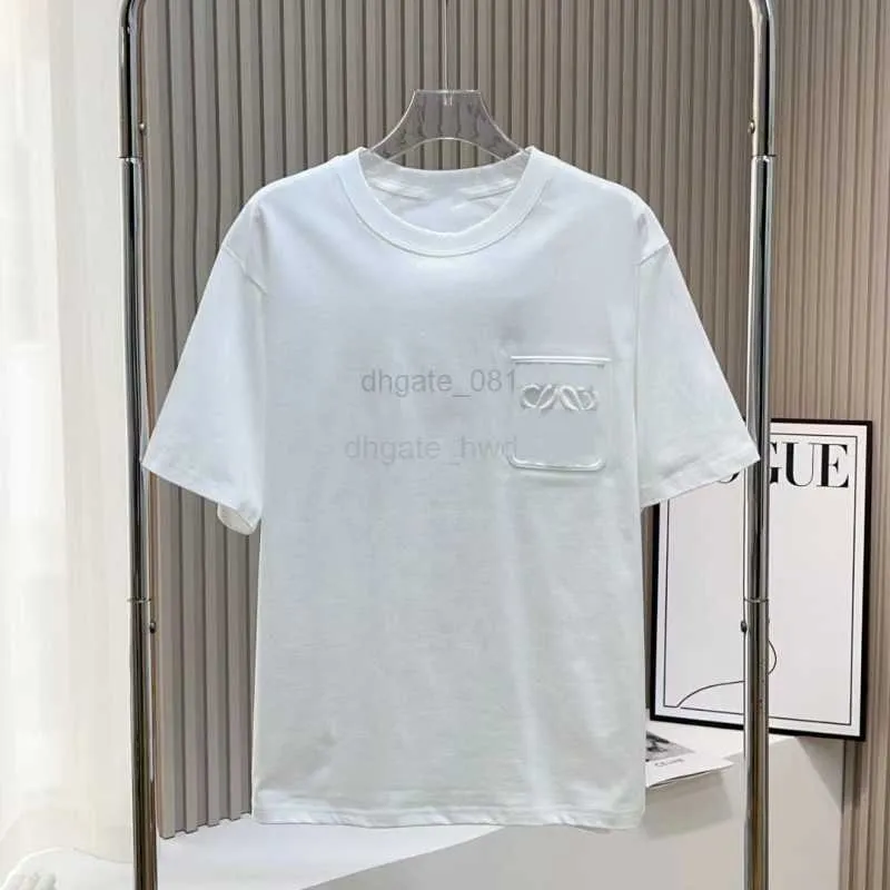 Mens Camisetas Oversized Mens Designer T-shirts Peito Carta Laminada Impressão Manga Curta Bordado Camisa de Fitness Verão Algodão Tops UYTE