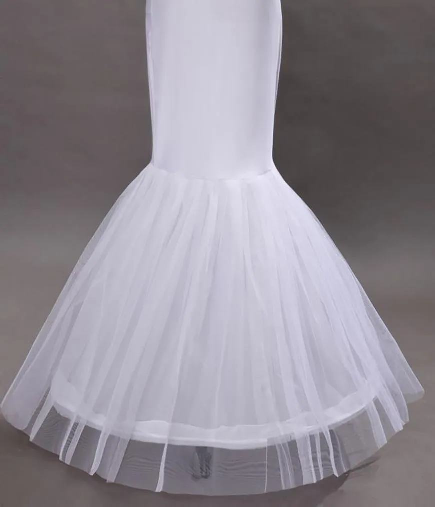Suknia ślubna syreny Petticoat Suknia balowa syrena ślizgowa podłogowa Długość obręczy Petticoat Crinoline Underskirt 2018 Sprzedane przez modeldr9818215