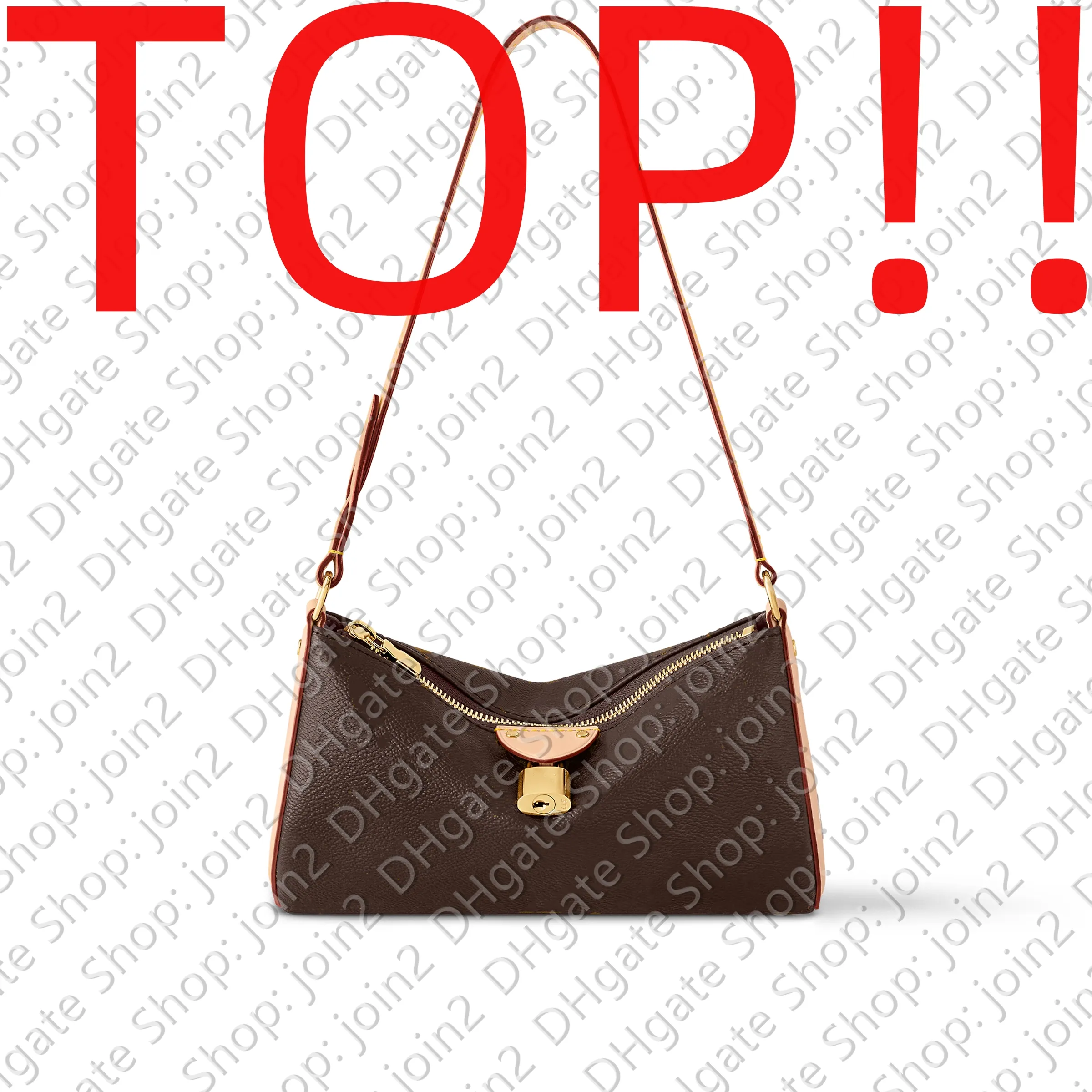 أكياس قماش الكتف أعلى. M47123 Pochette Tirette / Designer Handbag Pres