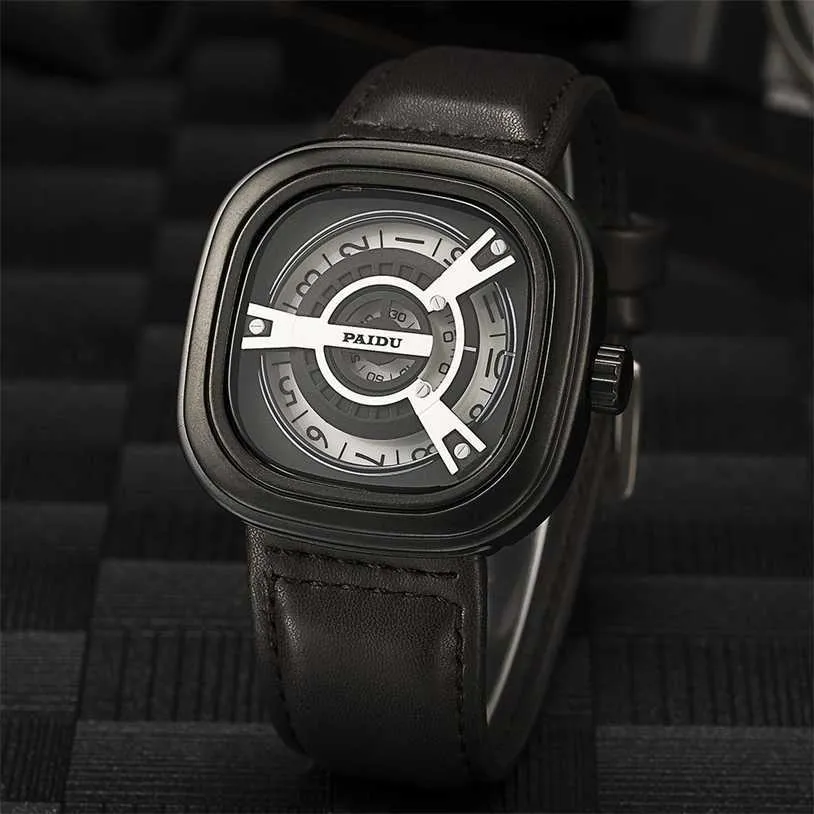 Скидка 22% на часы Seven Friday Мужские уникальные стильные креативные часы с кварцевым японским механизмом M1B01 Steel Relog 230727