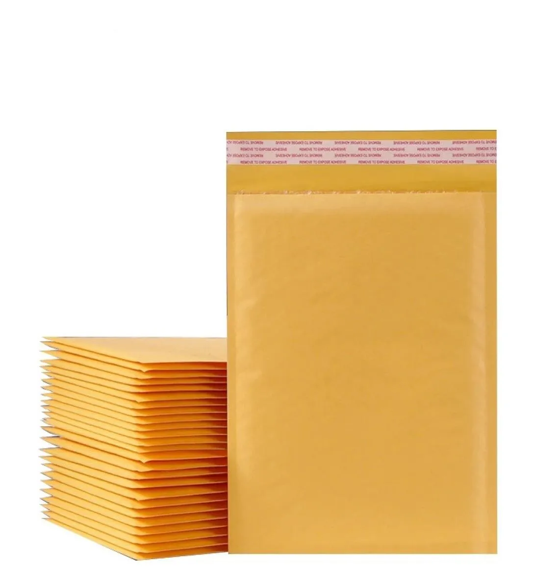 Kraft Paper Bubble Envelopes Bags Mailers Padded Ship Envelope with Bubbles Mailing Bag Drop Ships Yellow4295826